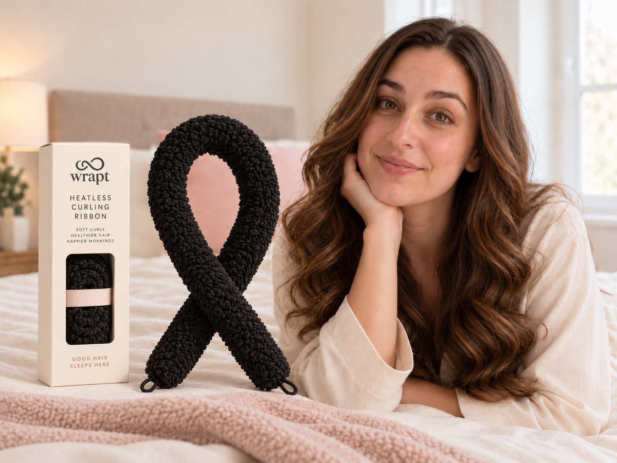 Wrapt heatless curling ribbon